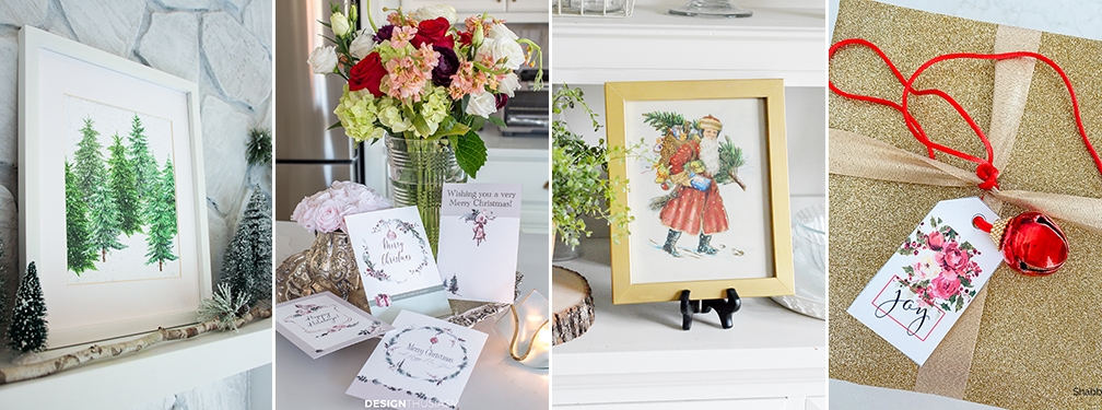 free christmas printable tags, art, and more