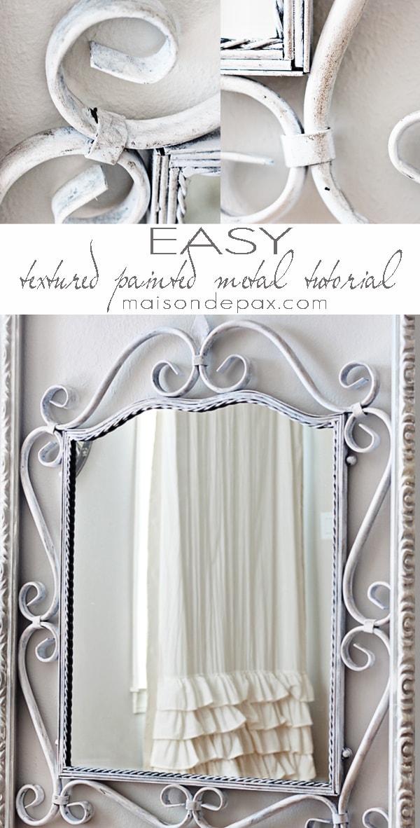 Easy Textured Painted Metal Tutorial