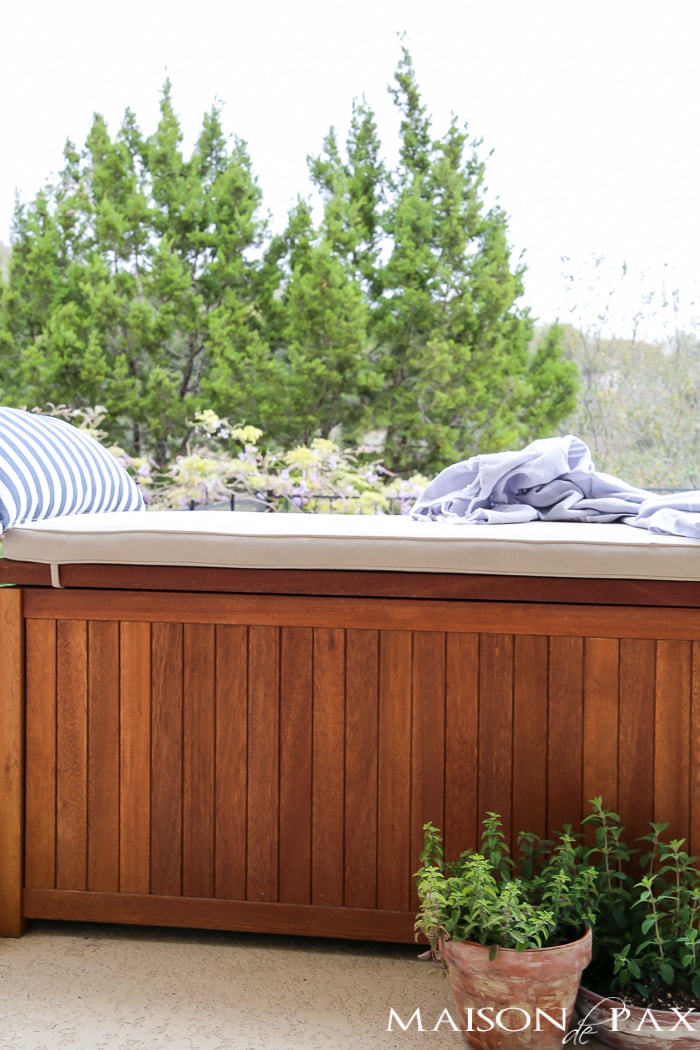 Spring Patio Decorating Ideas- Maison de Pax