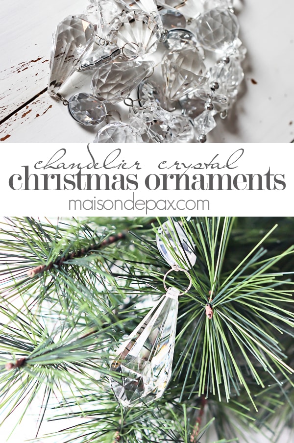 Chandelier Crystal Christmas Ornaments
