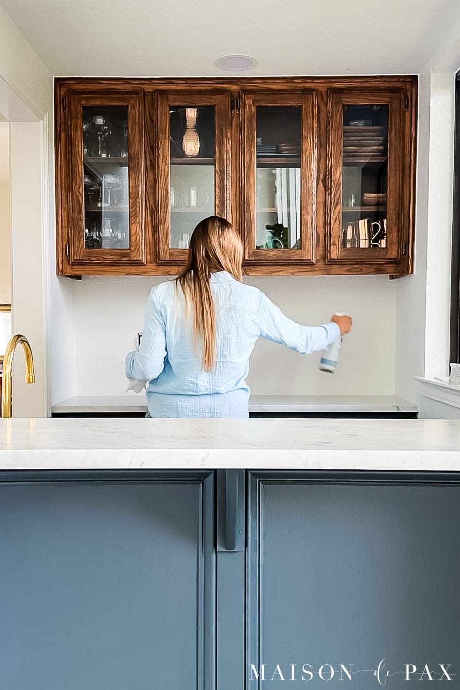 clean drywall before using musselbound for tile backsplash