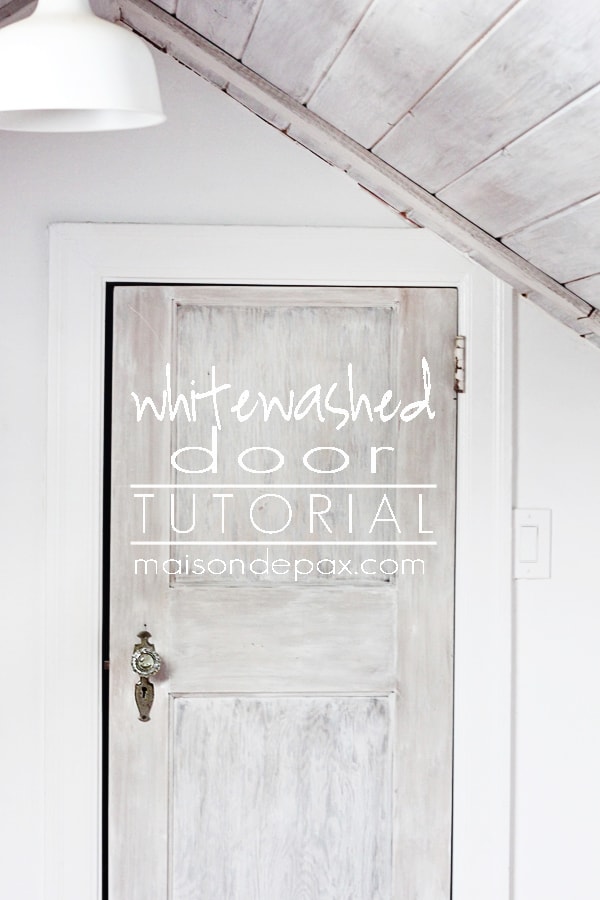 How to Whitewash a Door