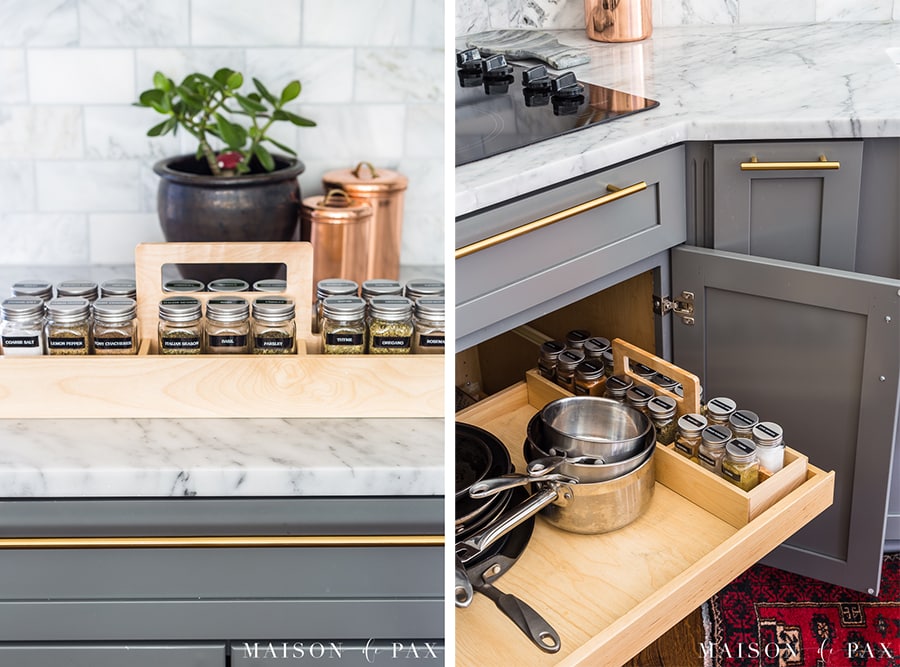 kitchen organizing and storage ideas- Maison de Pax