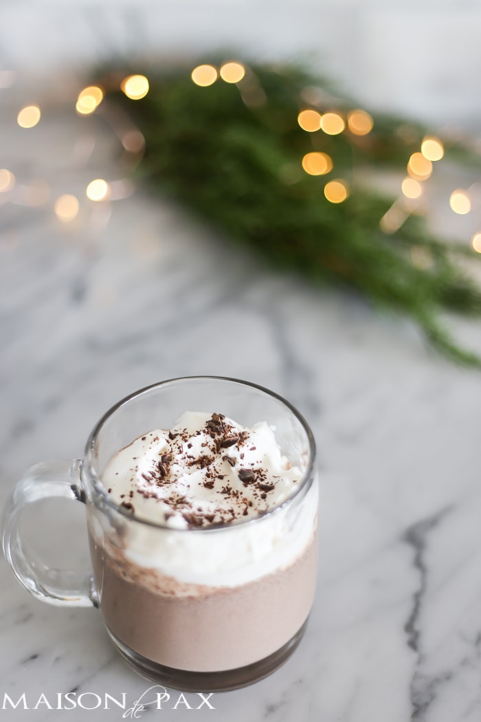 Easy, Decadent Hot Chocolate