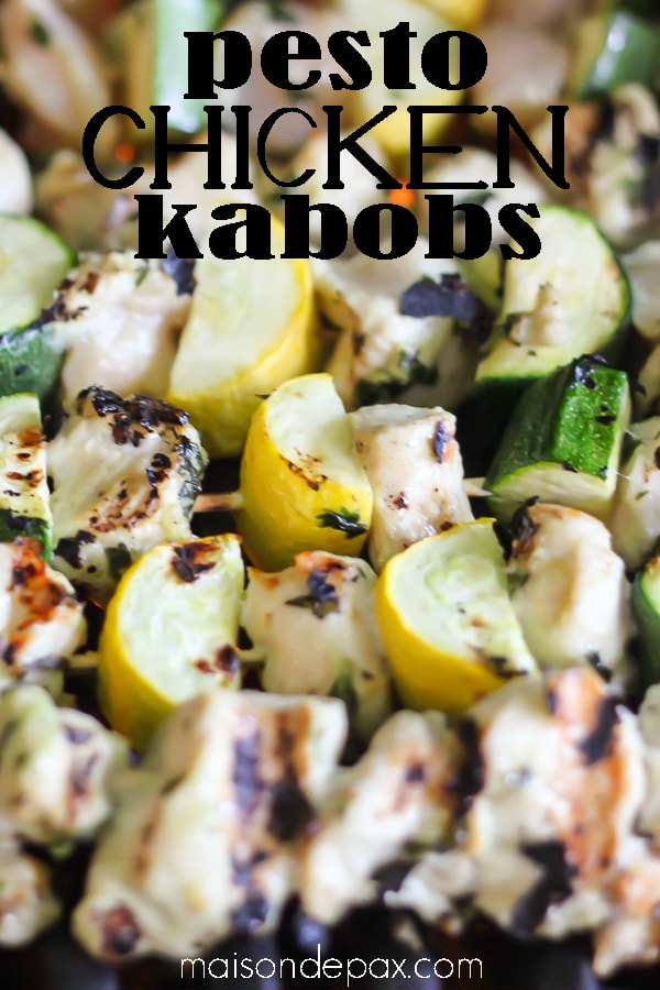 Pesto Chicken Kabobs