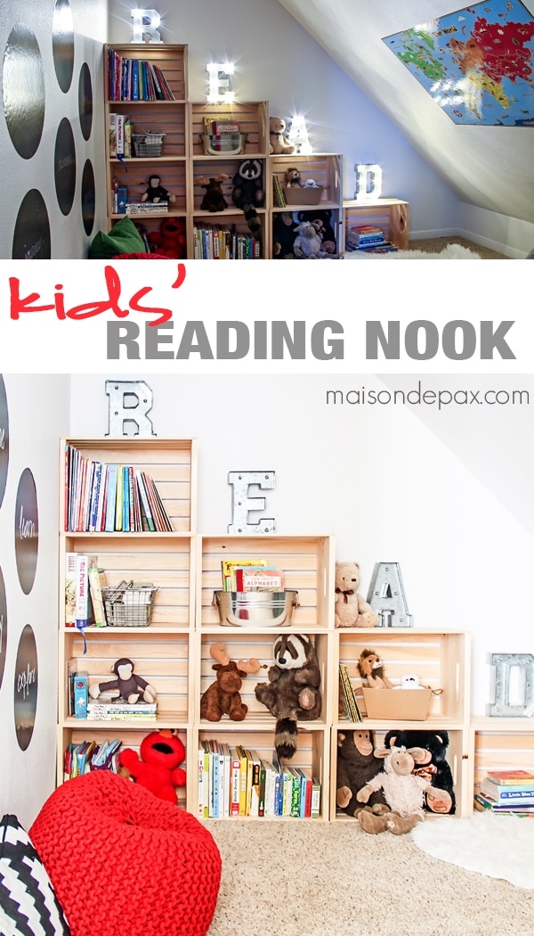 Adorable reading and play room for kids- Maison de Pax