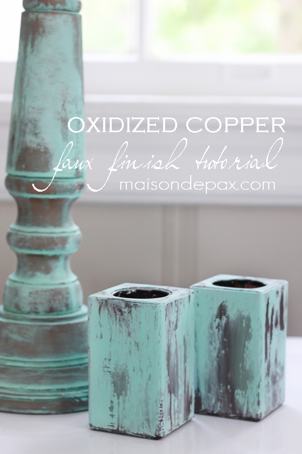 Oxidized Copper Tutorial- Maison de Pax