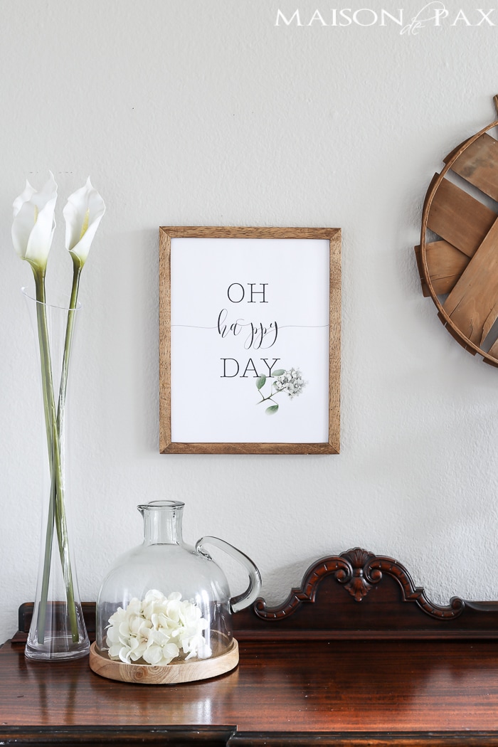 Oh Happy Day | Free spring printable available in 5 colors from aiweb9ygdry.cmersite.com