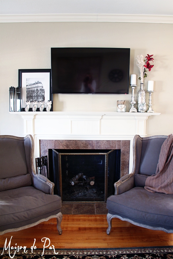 simple winter decor