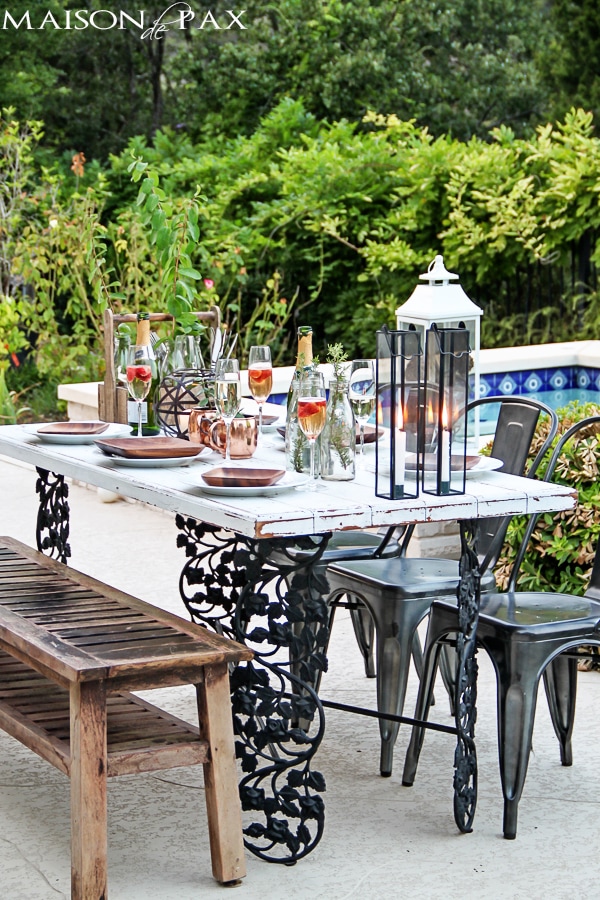 gorgeous, elegant yet casual outdoor dinner party setting | aiweb9ygdry.cmersite.com