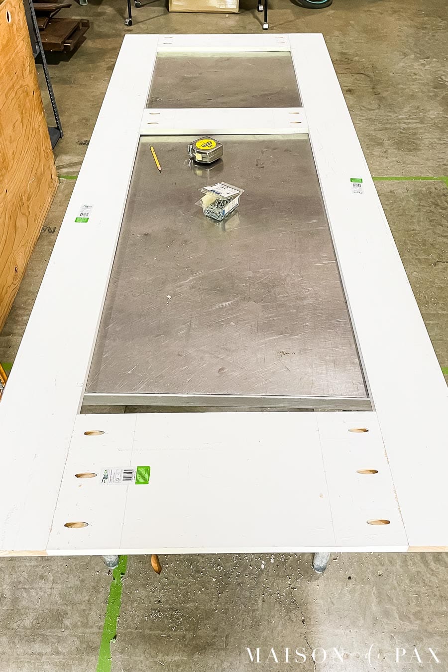 build door frame for murphy bed using pocket screws