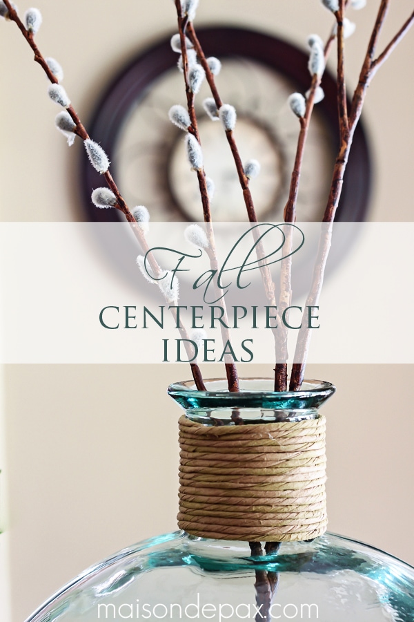 gorgeous neutral fall centerpieces at aiweb9ygdry.cmersite.com #fall #decor #centerpiece #tablescape #dining
