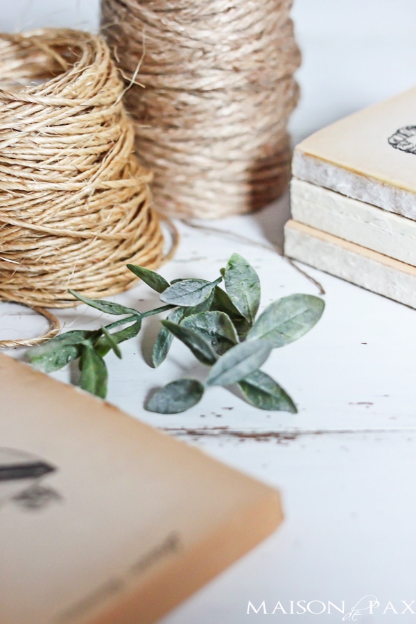 So pretty!  Great idea for old, thrift store books | MaisondePax.com