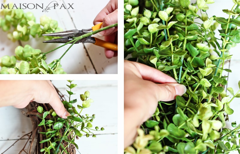 Easy eucalyptus wreath- Maison de Pax