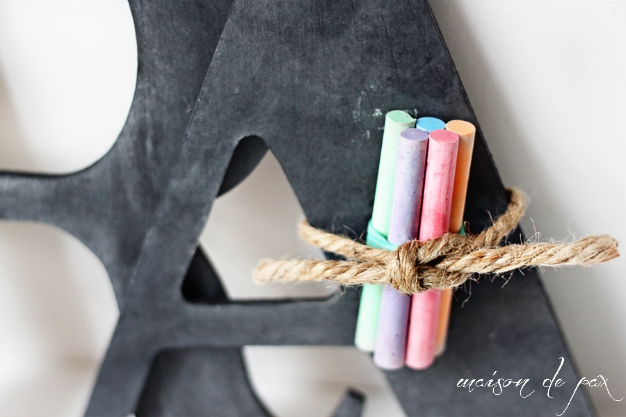 Monogram Chalk Slate- Maison de Pax