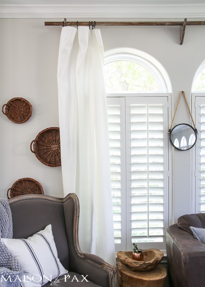 Window curtains from Ikea- Maison de Pax