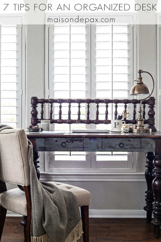 what a lovely desk - great tips for a functional and organized office space | aiweb9ygdry.cmersite.com