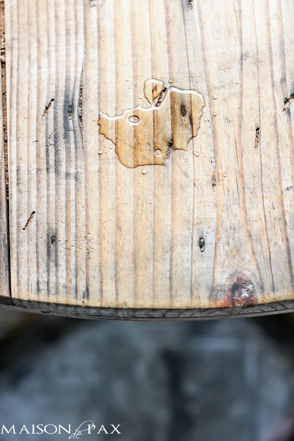 How to Waterproof Outdoor Furniture {the EASY way!}
