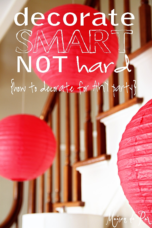 Decorate Smart, NOT Hard