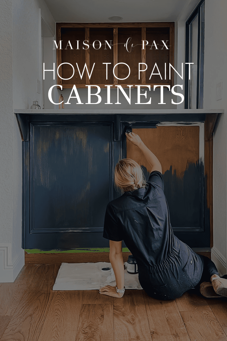how to paint cabinets with fusion mineral paint - no stripping or priming or top coat required!