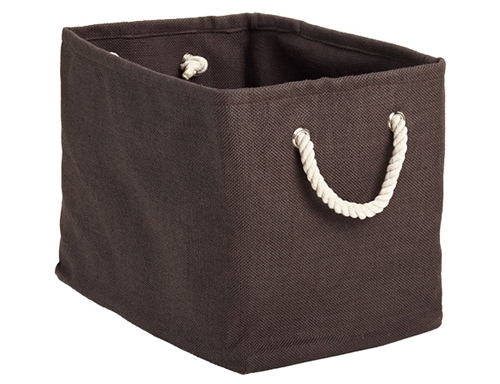 Charcoal Jute Storage Bin - Maison de Pax