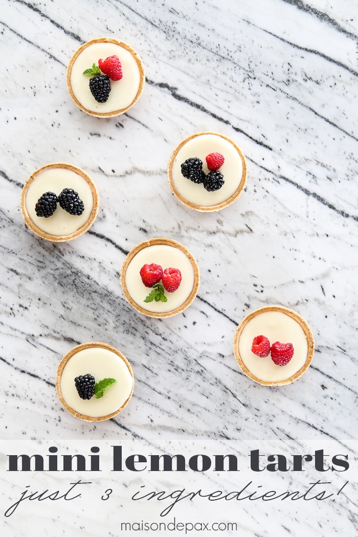 Only three ingredients! These mini lemon lime tarts are so easy and delicious | aiweb9ygdry.cmersite.com