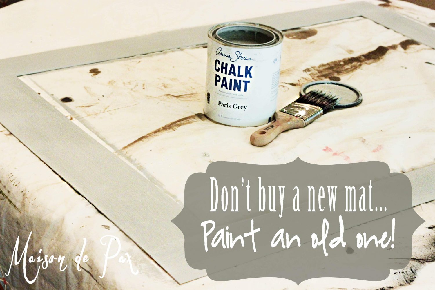 Painted Mat Tutorial
