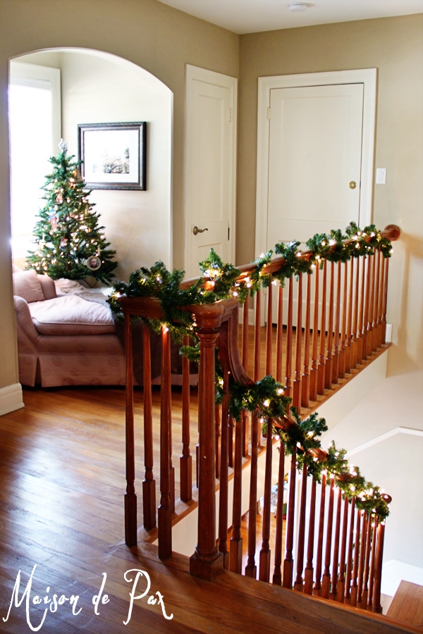 Making a place for sentimental touches at Christmas time...