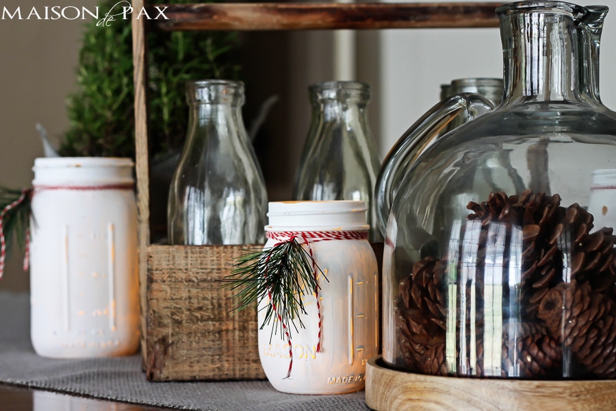 Mason jar luminaries - Maison de Pax