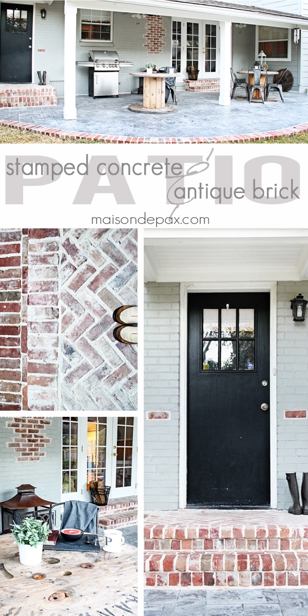 gorgeous stamped concrete and antique brick patio | aiweb9ygdry.cmersite.com