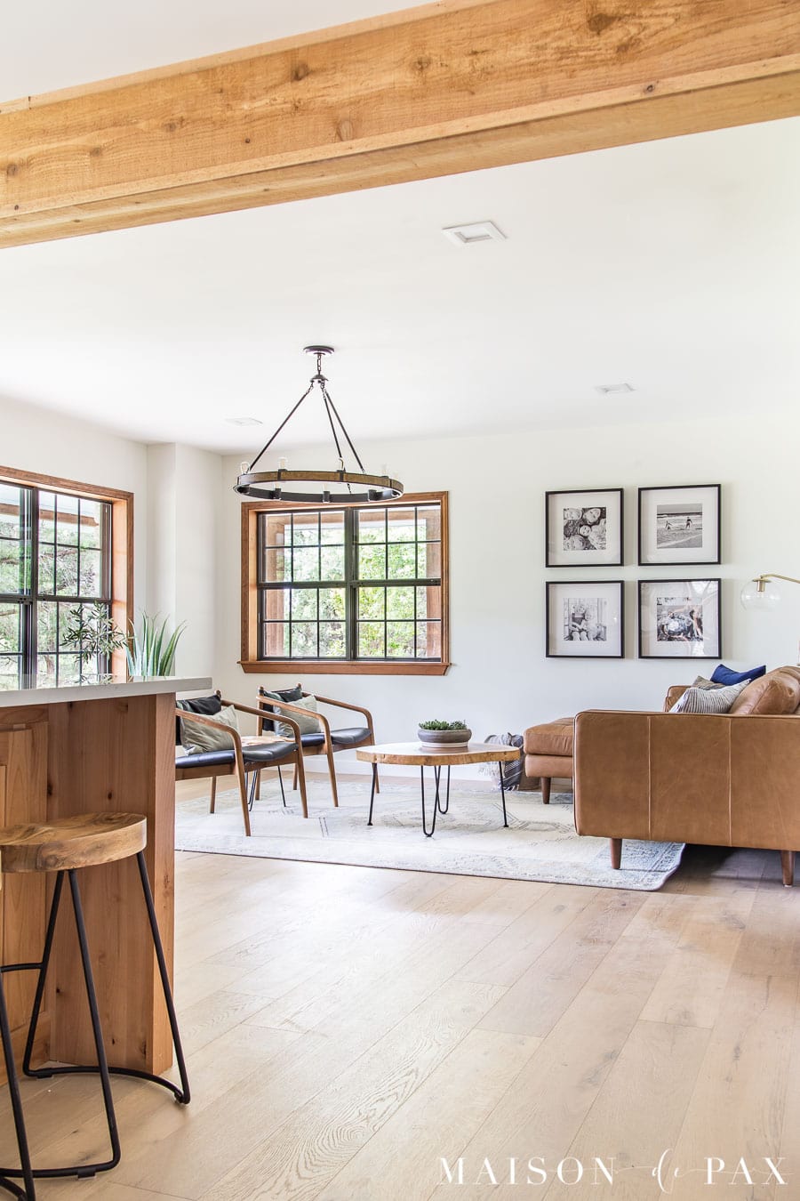 Rustic Modern Farmhouse Living Room
