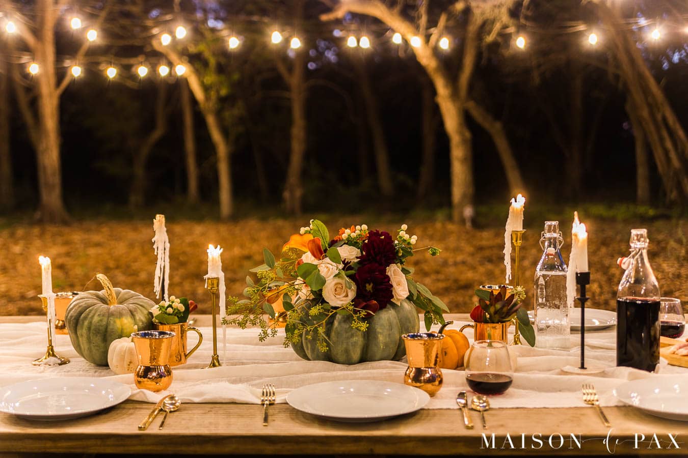 friendsgiving outdoor table | Maison de Pax