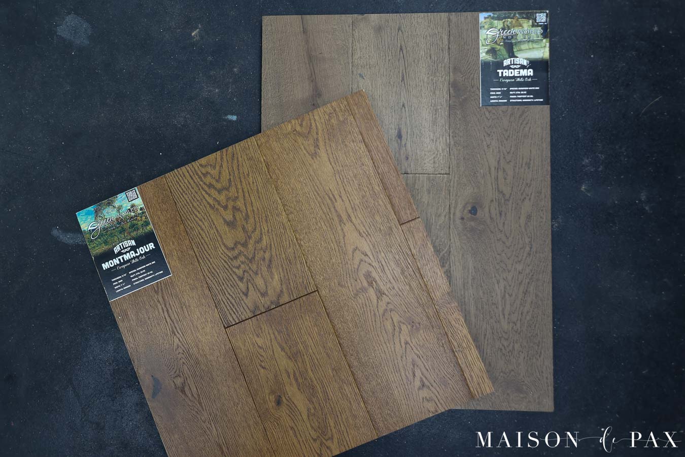 greenworld artisan montmajour vs tadema white oak flooring