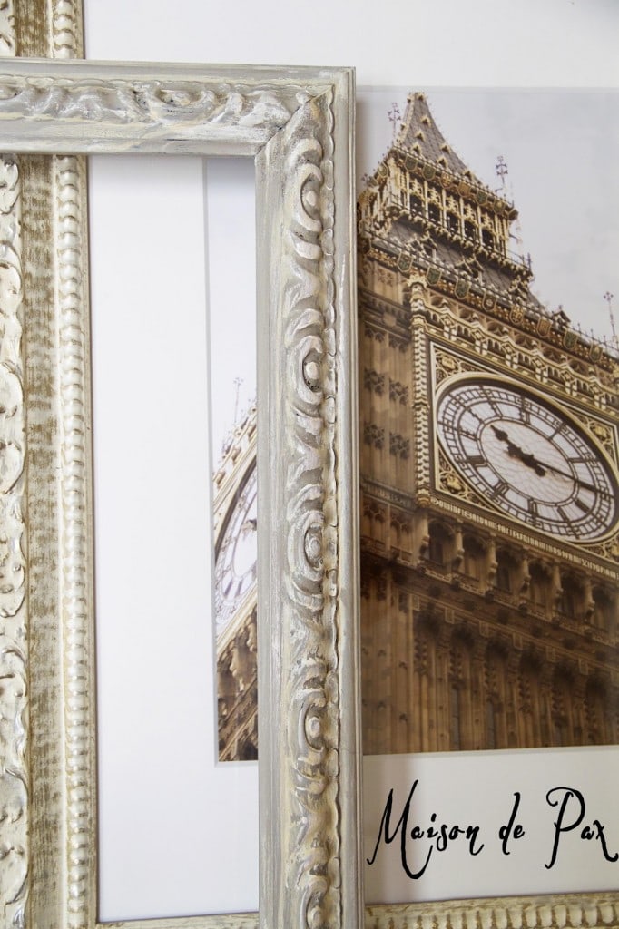 antique frame staged close-up- Maison de Pax