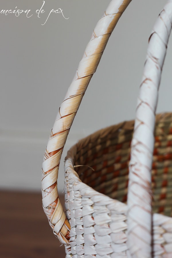 update an old basket with a fresh coat of paint via aiweb9ygdry.cmersite.com #diy #decor #makeover