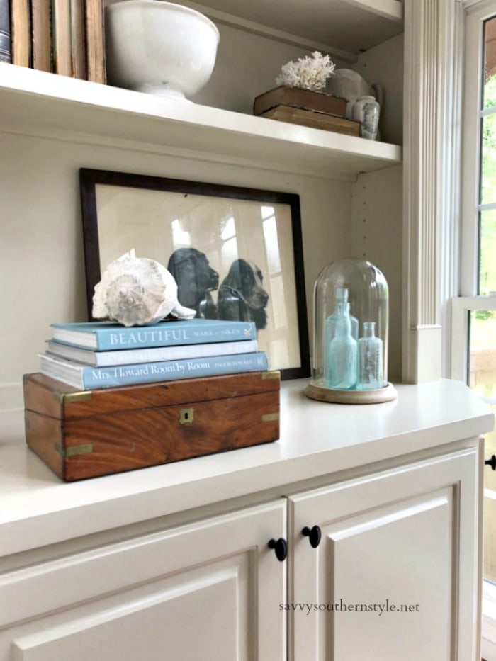 bookcase summer style