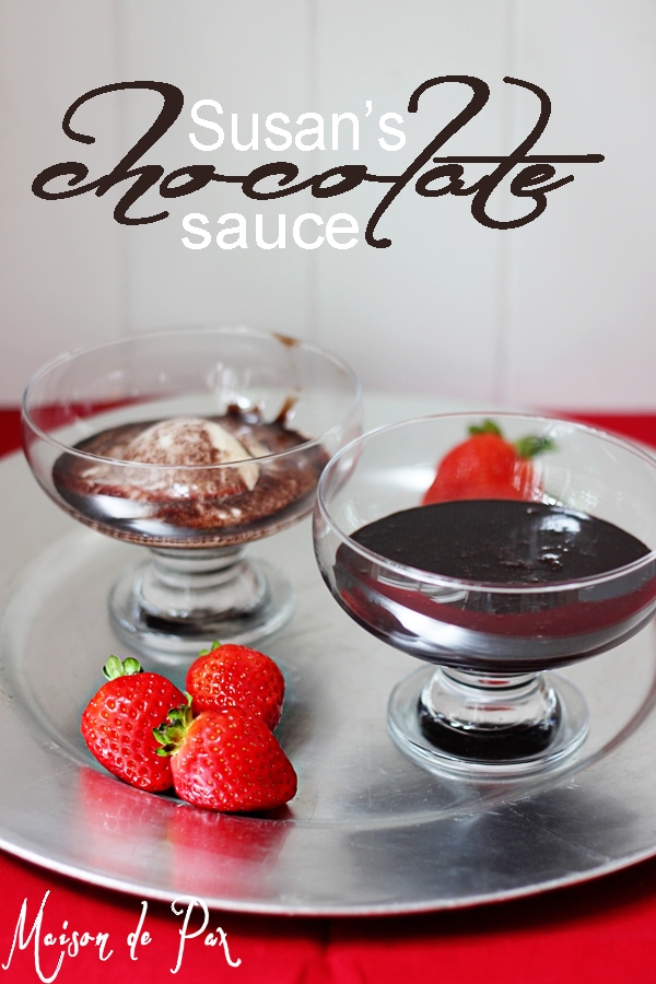 delcious homemade chocolate sauce