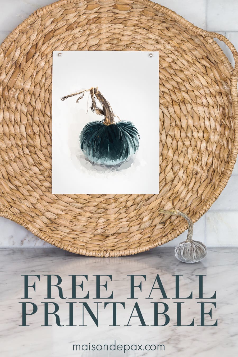 Get this free printable velvet pumpkin painting + 30 other free fall printables! #fallprintable #fallart #pumpkin #velvetpumpkin #pumpkinprintable #pumpkinart #wallart #falldecor #falldecorating #freeprintable