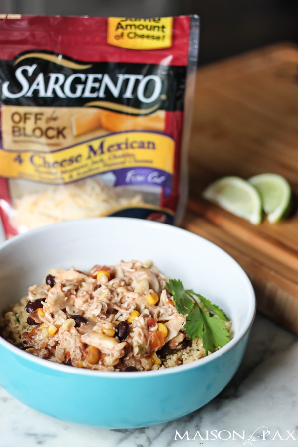 Slow cooker Mexican chicken with cilantro lime couscous - so easy and SO delicious! aiweb9ygdry.cmersite.com