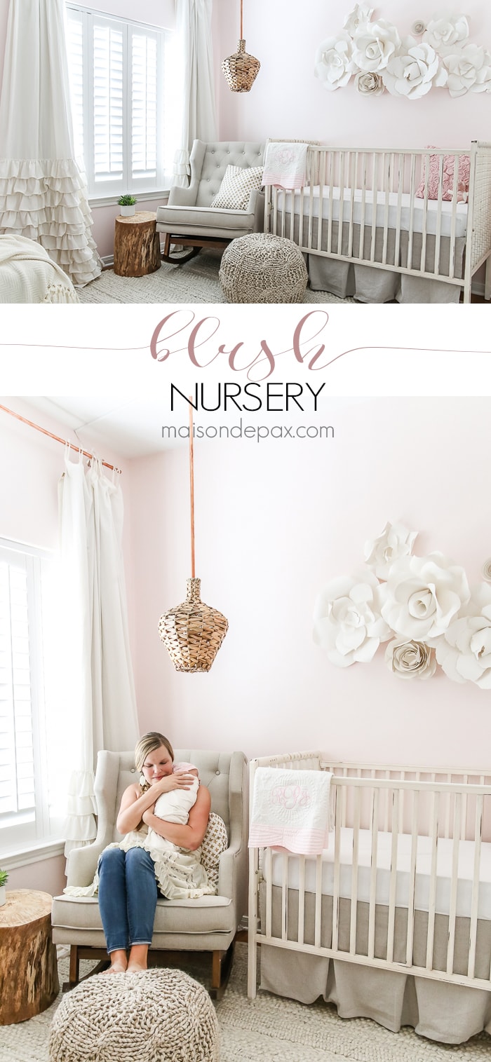 Blush nursery inspiration- Maison de Pax