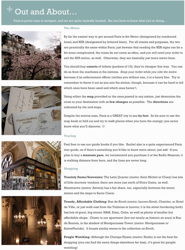 French travel guide- Maison de Pax