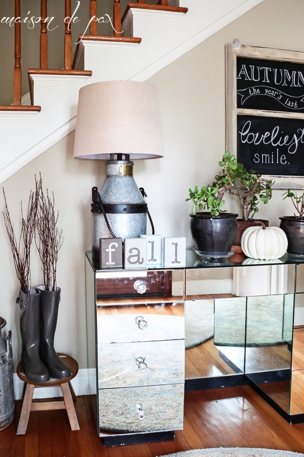 Home tour - full of fall decorating ideas- Maison de Pax