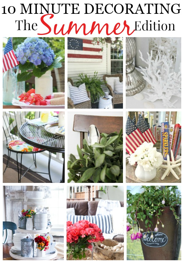 10 MINUTE DECOR- THE SUMMER EDITION-stonegableblog.com