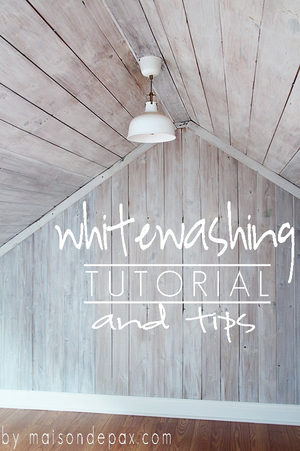 How to Whitewash Wood