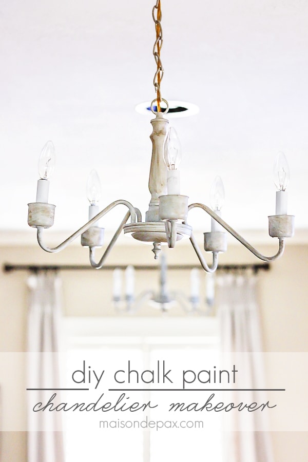 transform an outdated brass chandelier with chalk paint | aiweb9ygdry.cmersite.com