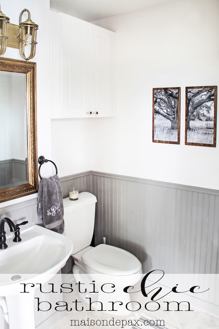 Rustic Chic Half Bath