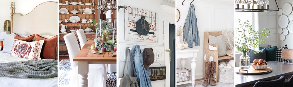 fall into home tour: autumn home tours and fall decorating tips