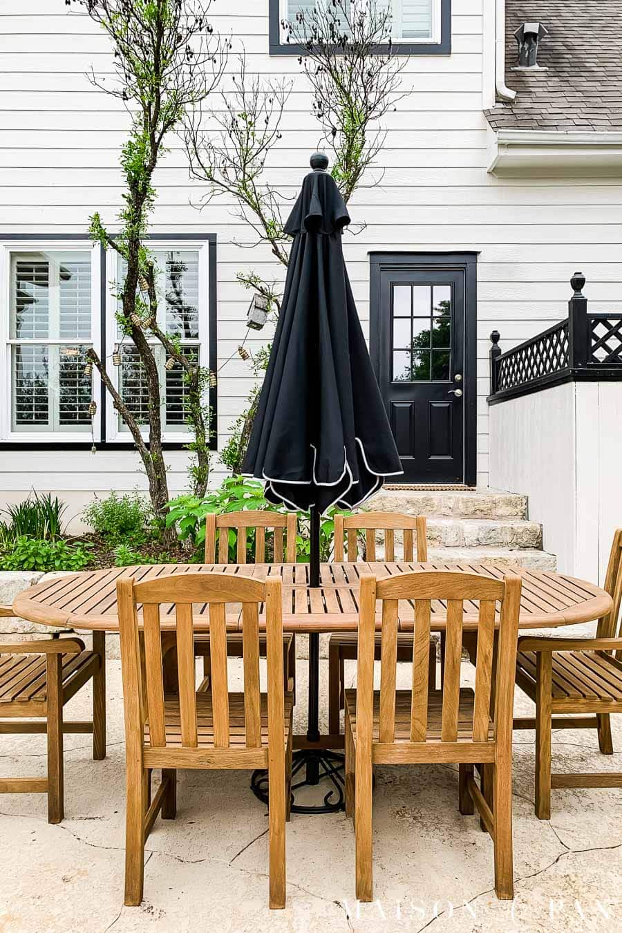 teak wood furniture outdoor dining set