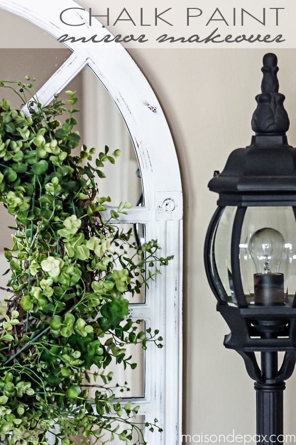 Chalk Paint Mirror Makeover