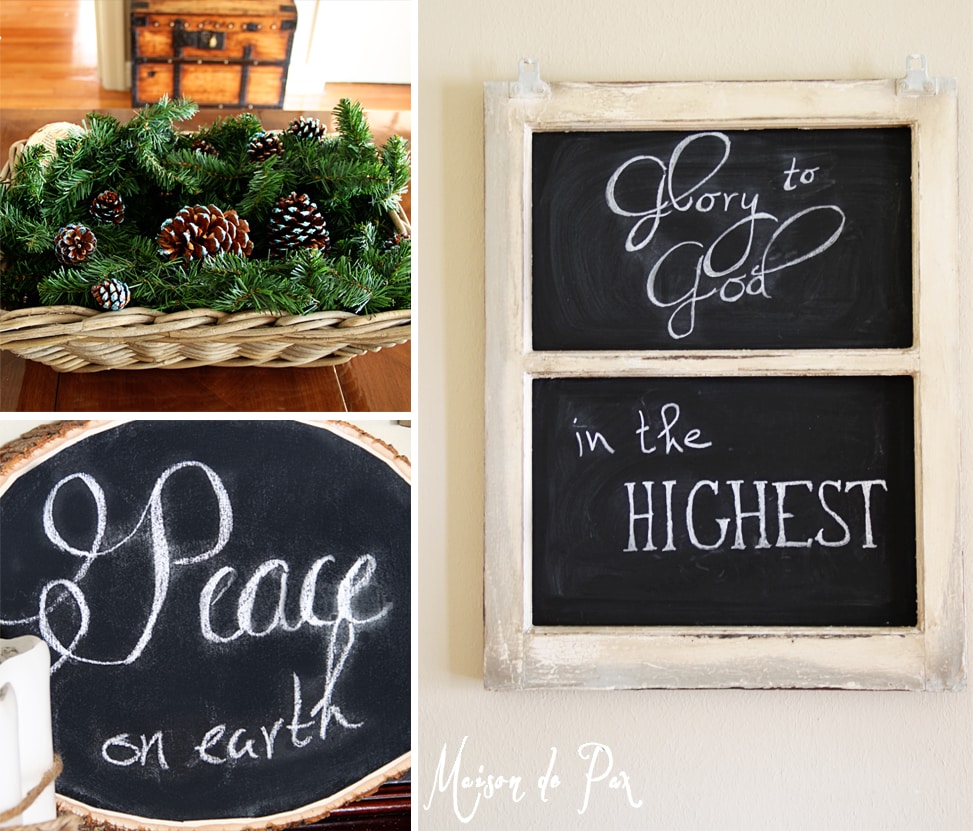 christmas tour dining collage- Maison de Pax